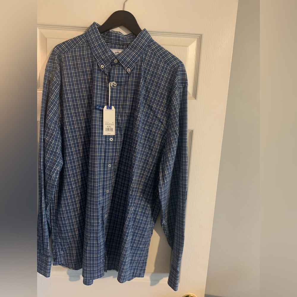 SOUTHERN TIDE • XXL • BLUE BUTTON DOWN • BRAND NEW WITH TAGS